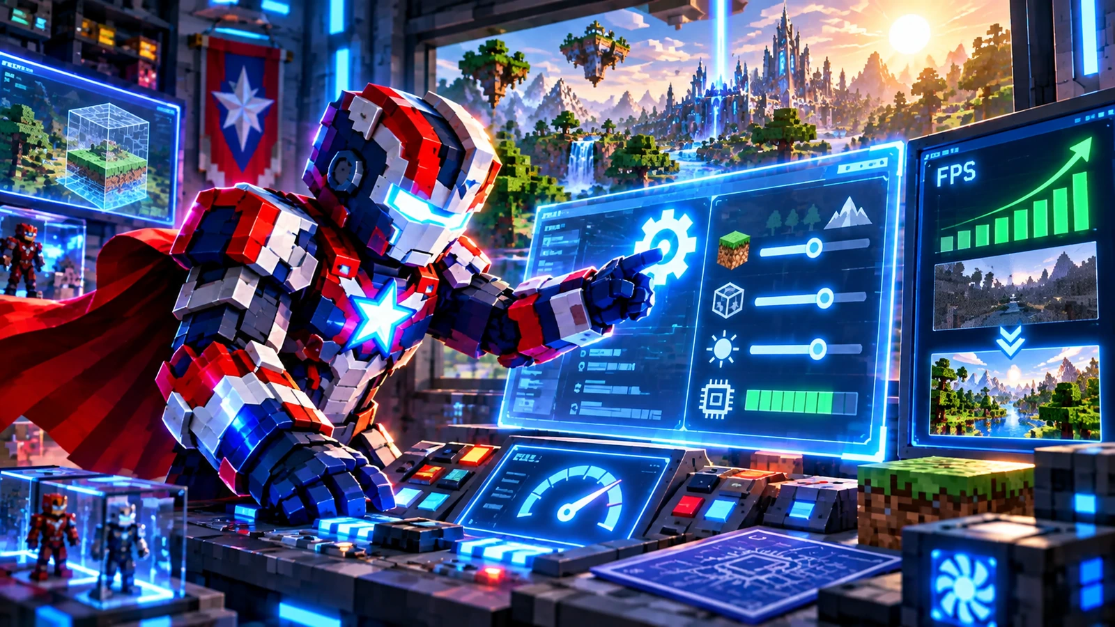 Original text-free visual for Fisk Superhero Mod Performance Settings for Smoother Gameplay