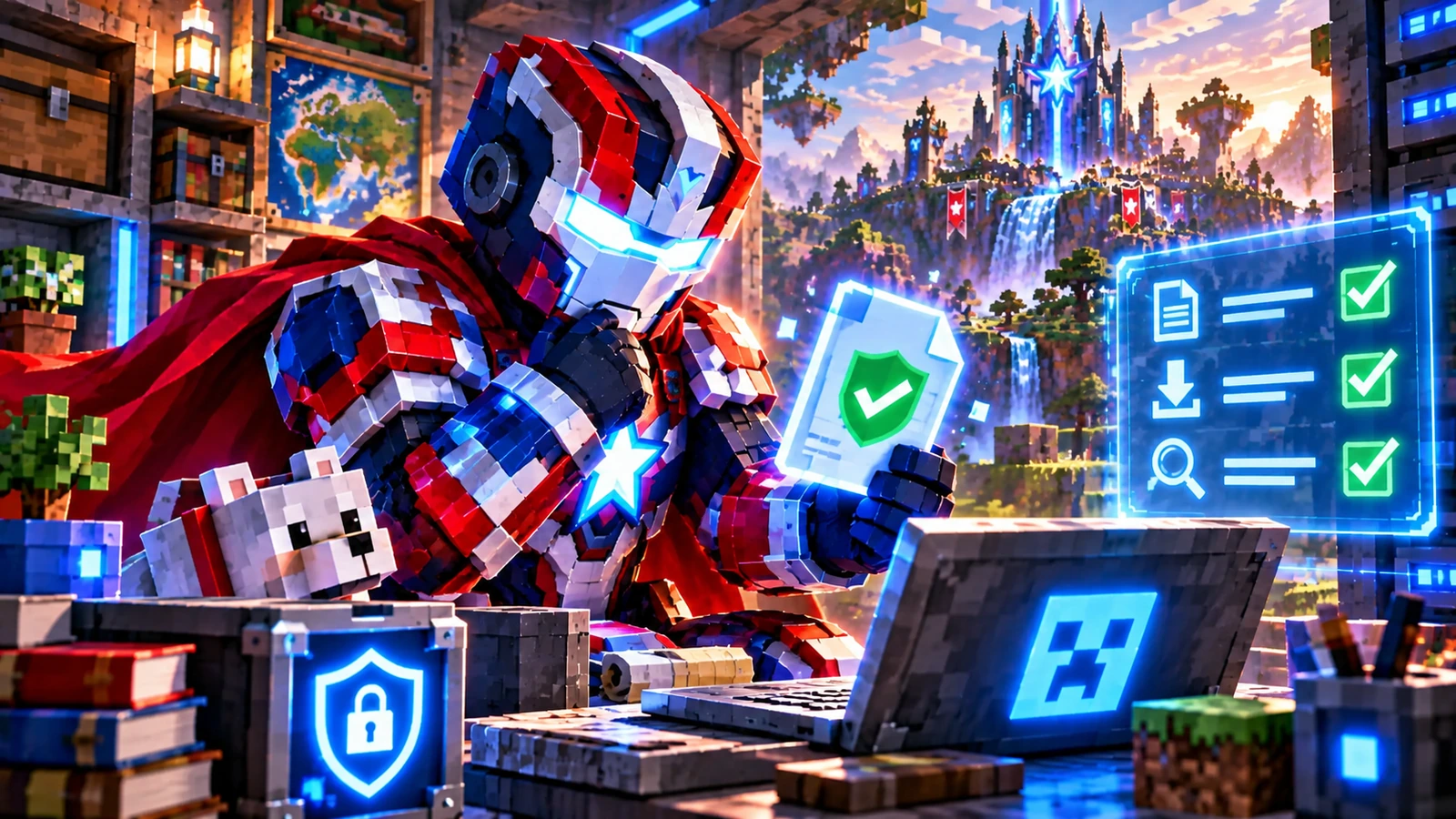 Original text-free visual for Is Fisk Superhero Mod Safe? Download and File Safety Guide